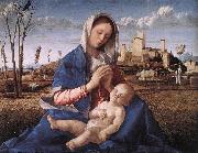 BELLINI, Giovanni Madonna of the Meadow (Madonna del prato) gh oil painting picture wholesale